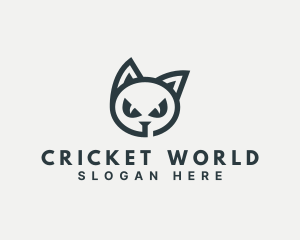 Halloween Kitten Pet Logo