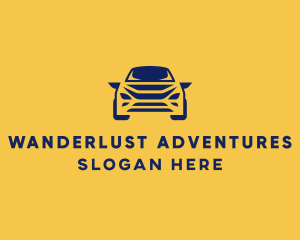 Touring - Sedan Car Rental logo design