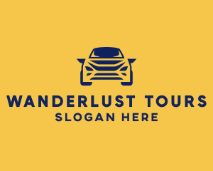 Touring - Sedan Car Rental logo design