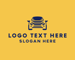 Touring - Sedan Car Rental logo design