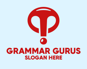 Grammar - Red Exclamation Point logo design