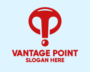 Point - Red Exclamation Point logo design