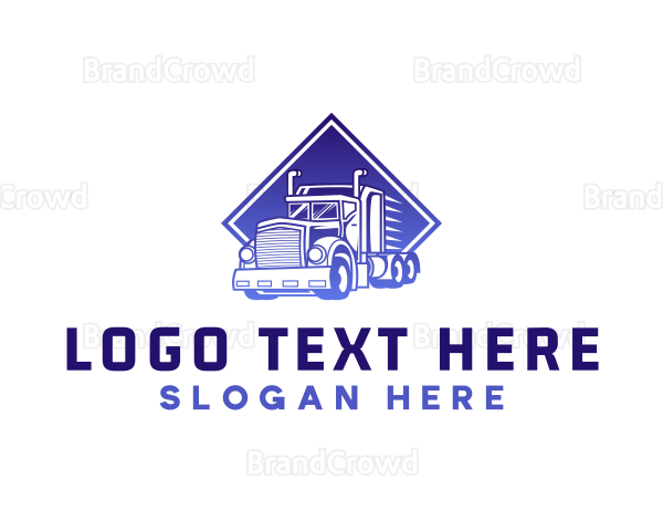 Truck Transport Vehicle Logo