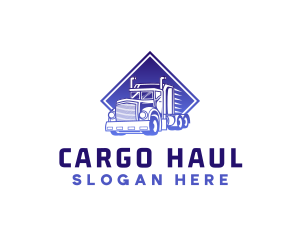 Truck Transport Vehicle logo design