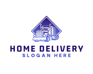 Truck Transport Vehicle logo design