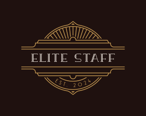 Elegant Art Deco logo design