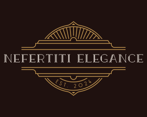 Elegant Art Deco logo design