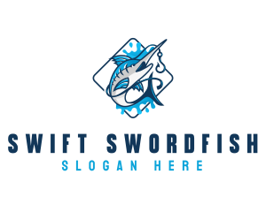 Swordfish - Swordfish Fish Fisheries logo design