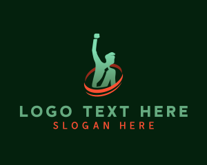 Office Employee Business Man logo design