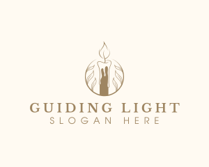 Scented Candle Wax logo design