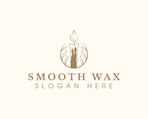 Wax - Scented Candle Wax logo design