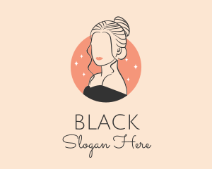 Female Hair Beauty logo design