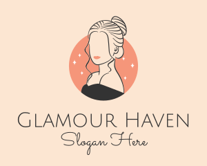 Beauty - Female Hair Beauty logo design