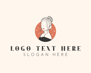 Female Hair Beauty logo design