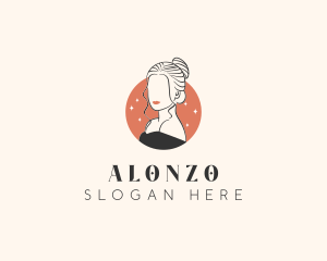 Female Hair Beauty logo design