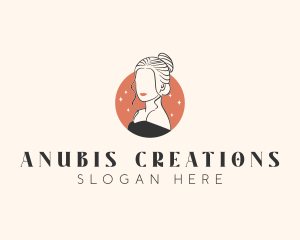 Female Hair Beauty logo design