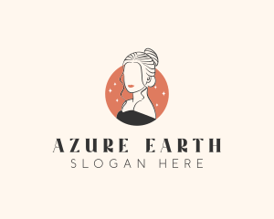 Female Hair Beauty logo design