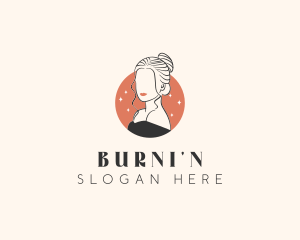 Female Hair Beauty logo design