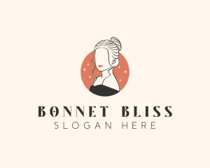 Female Hair Beauty logo design