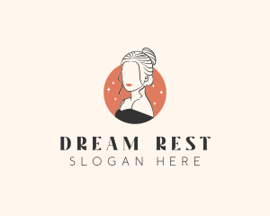 Female Hair Beauty logo design