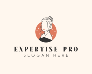 Female Hair Beauty logo design