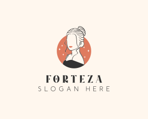 Female Hair Beauty logo design