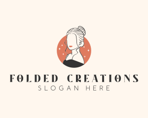 Female Hair Beauty logo design