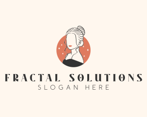 Female Hair Beauty logo design