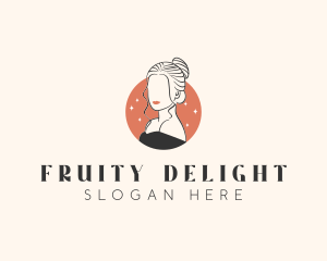 Female Hair Beauty logo design