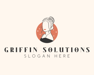 Female Hair Beauty logo design