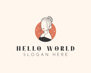 Female Hair Beauty logo design