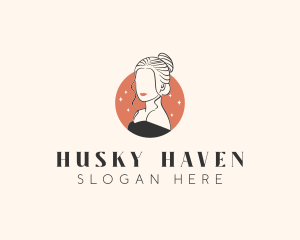 Female Hair Beauty logo design