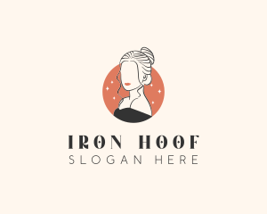 Female Hair Beauty logo design