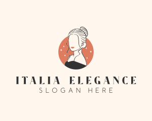 Female Hair Beauty logo design