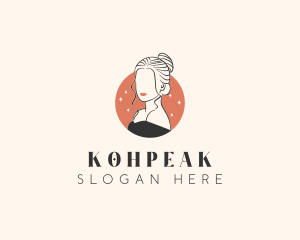 Female Hair Beauty logo design