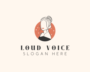 Female Hair Beauty logo design