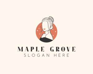 Female Hair Beauty logo design