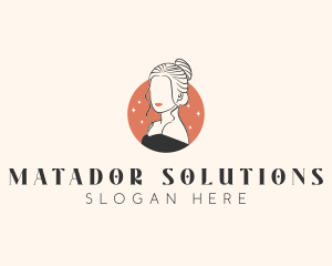 Female Hair Beauty logo design