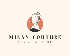 Female Hair Beauty logo design