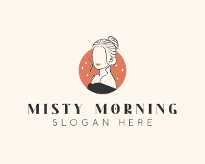 Female Hair Beauty logo design