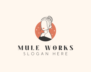 Female Hair Beauty logo design