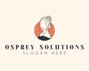 Female Hair Beauty logo design