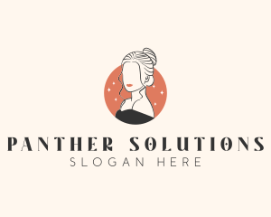 Female Hair Beauty logo design