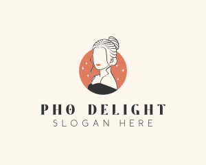 Female Hair Beauty logo design