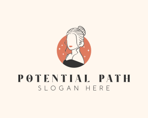 Female Hair Beauty logo design