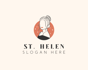 Female Hair Beauty logo design