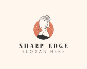 Female Hair Beauty logo design