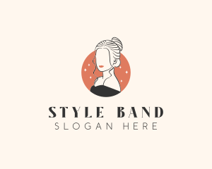 Female Hair Beauty logo design