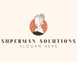 Female Hair Beauty logo design