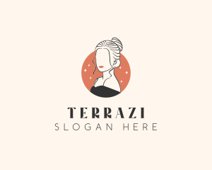 Female Hair Beauty logo design